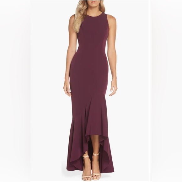 🌟Host Pick🌟 Vince Camuto rich purple mermaid style gown - Picture 15 of 16